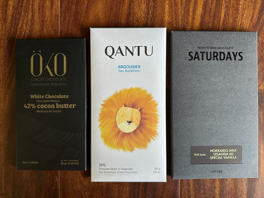 Luxury White Chocolate Like You've Never Tasted Before (3 Full-Size Bars)