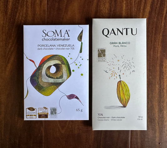 Gold Standard: The 70% Legends Collection (2 Full-Size Gold-Winning Single Origin Dark Chocolate Bars)