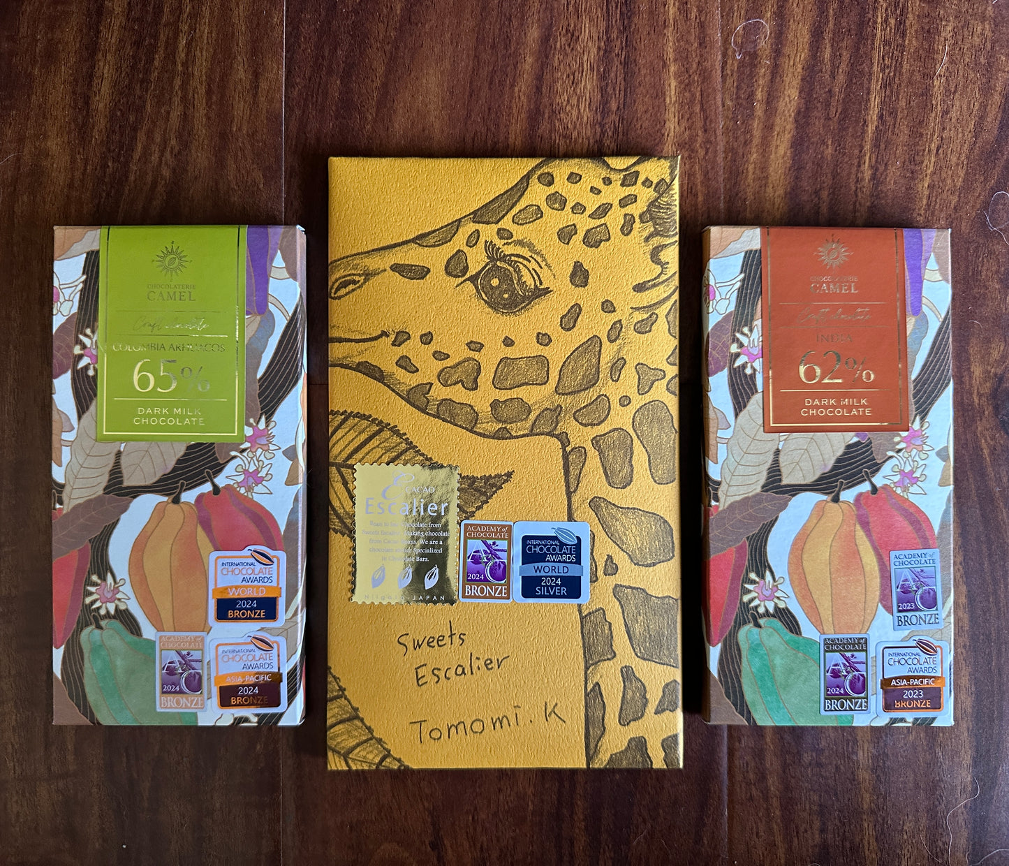 Milk Chocolate Lovers ~ Award-Winning & Single-Origin From Japanese Artisans (3 Full-Size Bars)